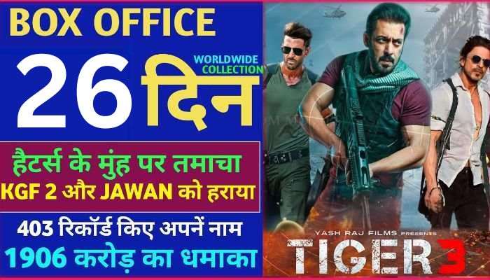 Tiger 3 Box Office Collection Day 26